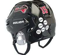 Hockey Helmet - Award Stickers