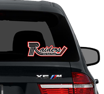 Custom Car Window Decals - Add Your Team Logo
