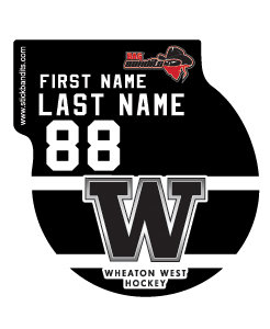 Wheaton West Hockey Stickers & Decals