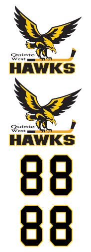 Quinte West Hawks Stickers & Decals