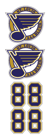 St. Louis Blues AAA Hockey Stickers & Decals